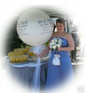 3ft personalised printed balloon wedding party event from united 