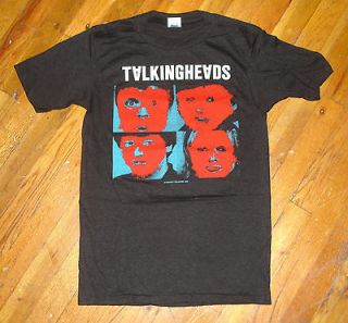 RaRe *1982 TALKING HEADS* vintage punk rock concert tour t shirt (M 
