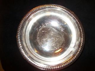 gorgeous vintage silver plated bowl poole silver co time left