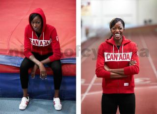 London 2012 official HBC CANADA Olympic team hoodie sweater Women 