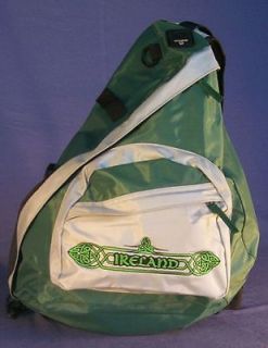irish team bag sling backpack ireland celtic new one day