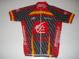New size XL   CAISSE DEPARGNE Team Cycling Road Bike Jersey