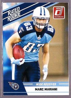 MARC MARIANI TENNESSEE TITANS 2010 DONRUSS RATED ROOKIE RC MONTANA