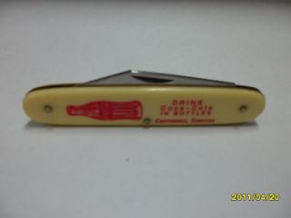 COCA COLA IN BOTTLES CHATTNOOGA TENNESSEE NOVELTY KNIFE
