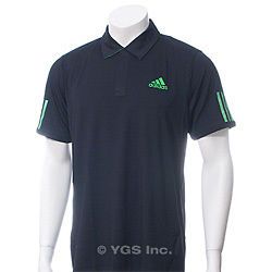 Adidas Men Barricade Traditional Polo Black  New  $60  different sizes 