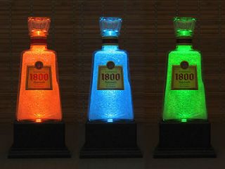 1800 Reposado Tequila Remote Control Color Changing LED Bottle Lamp