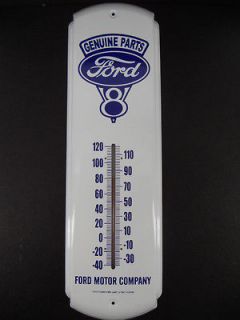   Thermometer Garage Shop Sign Dealer Oval Emblem Logo Vintage Style Car