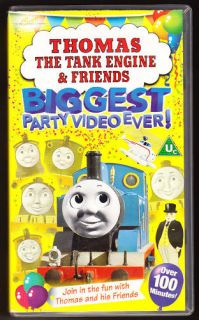thomas the tank engine biggest party 100 mins vhs time