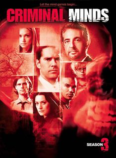 Criminal Minds   The Complete Third Season DVD, 2008, 5 Disc Set 