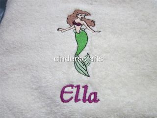 personalised towel sets embroidered mermaid more options type main 