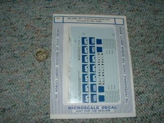 Microscale decals HO MC 4096 APL Thrall Double stack cars 1986+ C5