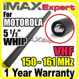 VHF Antenna for MOTOROLA CP150 CP200 HT750 HT1250LS HT1550XLS PRO5150 