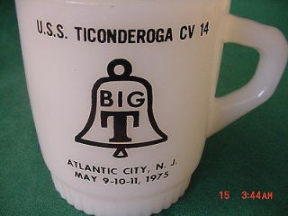   MUG U.S.S  BIG T  ATLANTIC CITY N.J MAY 9 1975 TICONDEROGA CV 14