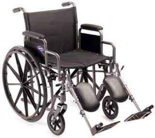 New Lightweight Folding Wheelchair with FREE Elevating Legrests 
