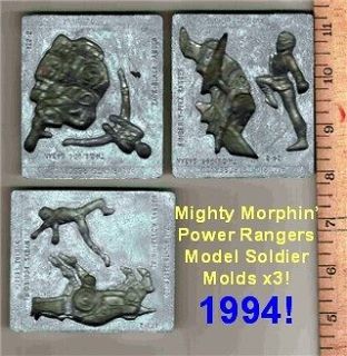 Toymax Mighty Morphin Power Rangers Model Soldier Molds 1994 RARE 