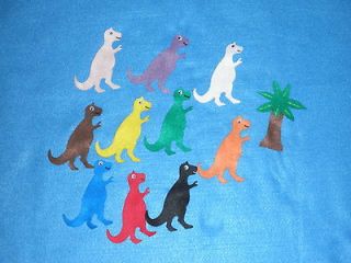 Dinosaur Flannel Board Felt Story Set colors counting ~ 