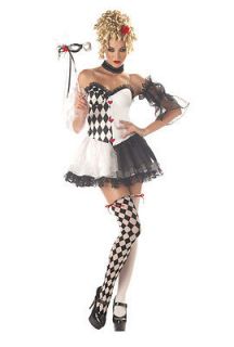 Brand New Le Belle Harlequin Mardi Gras Adult Halloween Costume