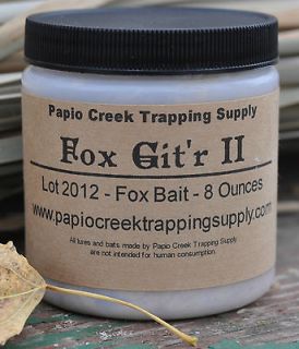 Papio Creek Trapping Supply Fox Bait Fox Gitr 2 8 Ounces
