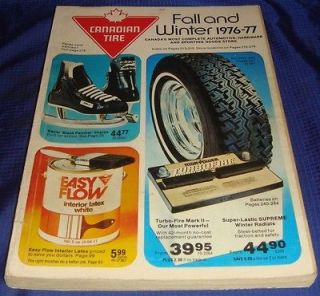   Vtg CTC Canadian Tire Store Toronto ON Catalog Fall & Winter 1976 77