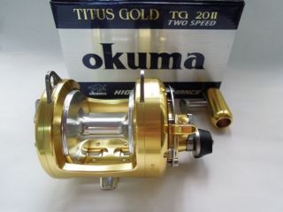New Okuma Titus Gold TG 20 II HIGH SPEED Lever drag Reel big game 