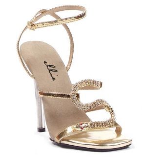 Gold Cleopatra Goddess Toga Party Pageant Prom Costume Shoes Heels 