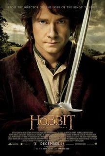 Hobbit An Unexpected Journey   original DS movie poster 27x40 D/S 