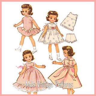   Doll Clothes Pattern 14 Betsy McCall, Toni ~ Dress, Nightgown, Robe