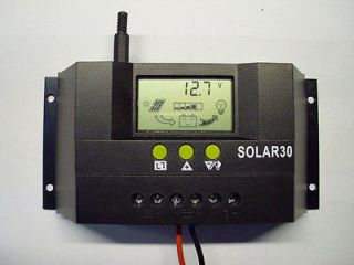 30A New Solar Panel Charger Regulator Controller Safe Protection CE 