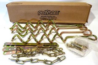 PlaySafe Swing Set Ground Anchor system for use with metal gym sets