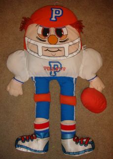 1985 pillow people 34 football player pillow plush time left
