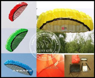 New 2.5m Dual line parafoil Kite 2 Line Sport Kite+Line+Belt 