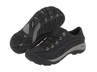 keen womens toyah leather walking shoes black