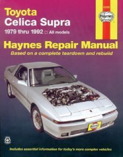 Toyota Cellica Supra, 1979 1992 No. 1139 by Haynes 1988, Paperback 