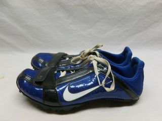 Womens Nike Track Cleats Spikes Cleats Shoes Blue Black Size 5