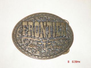 frontier belt buckle in Clothing, 