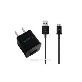   GALAXY S II III S2 S3 TRAVEL CHARGER ADAPTER W/ MICRO USB CABLE