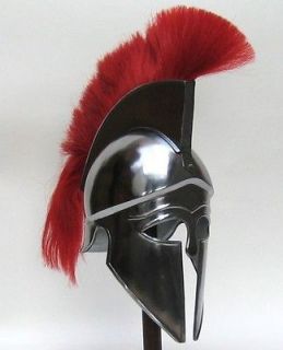   ATHENIAN SPARTAN Hoplite Warrior HELMET with Red PLUME CREST