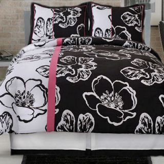   Pink Flower Girl Teen Kid Comforter Bedding Set Twin Full Queen King