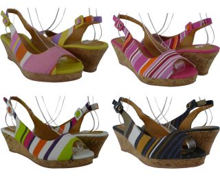 Women Sandals Wedge Fashion Style Low Med Heels Multi Color Cute Desin 