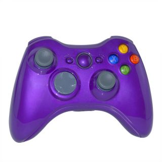 Custom Wireless Controller Shell Case Kit for XBOX 360 Violet Tuning