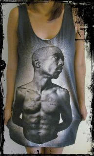 Ladies Tupac 2 Pac Vest*** Free Size Tank Top T Shirt ***NEW***