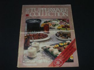 VINTAGE FALL 1986 TUPPERWARE COLLECTION CATALOG VOL 1 NUMBER 2