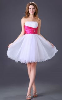 Lady Girl TUTU Cocktail Evening Prom Dress Ball gown Size 2 4 6 8 10 