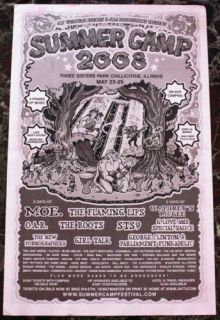 moe flaming lips roots o a r concert poster summer