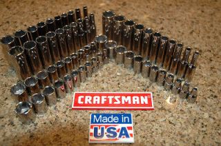 new craftsman tools 64 piece 1 4 inch drive socket