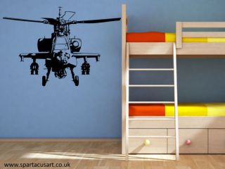 helicopter military wall art sticker kids car kitchen more options