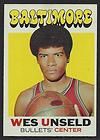 1971 72 topps wes unseld nm baltimore bullets 95 buy