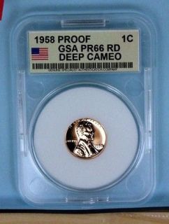  LINCOLN WHEAT CENT UNTOUCHED DEEP CAMEO FROM US PROOF SET GREAT COIN