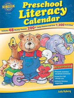 Preschool Literacy Calendar by Steck Vau