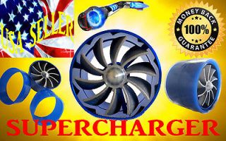 Performance Air Intake Supercharger Engine Power Turbonator Fan For 